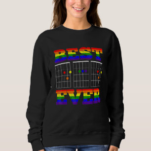 Moletom Guitarista Lésbica Melhor Pai De Lgbt Orgulho gay