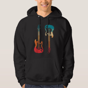 Moletom Guitarra Retro Guitarrista Baixo Elétrico Guitarra