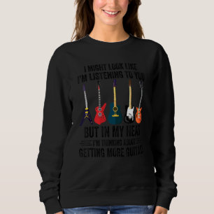 Moletom Guitarras Música que estou pensando em ganhar mais