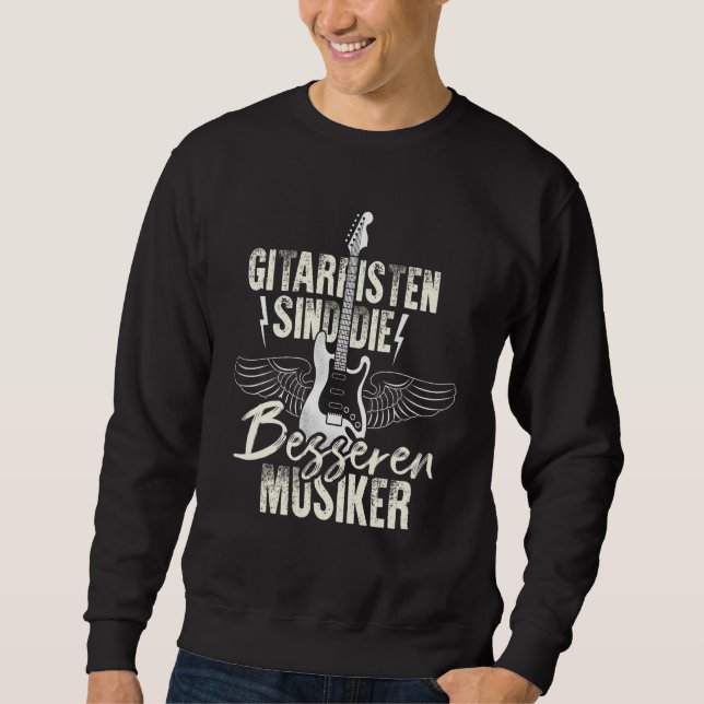 Moletom Guitarrista Para Músicos Guitarra (Frente)
