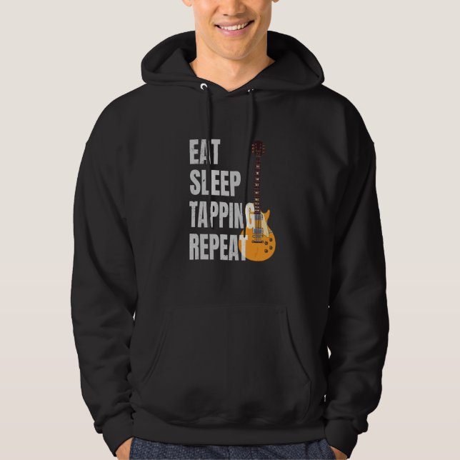Moletom Guitarrista Tocador de Guitarra Comer Dormir Tappi (Frente)