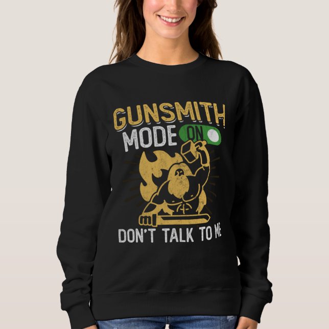 Moletom Gunsmith Mode On  Firearms & Gun  Gunsmithing (Frente)