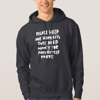 Moletom Gwosts Need Money For Motorcycle Parts Hoodie