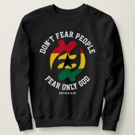 Moletom Gye Nyame Adinkra MEDO APENAS DEUS Christian Ghana