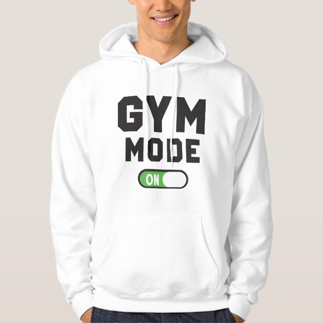 Moletom Gym Mode Activated | Fitness Lifestyle Graphic (Frente)