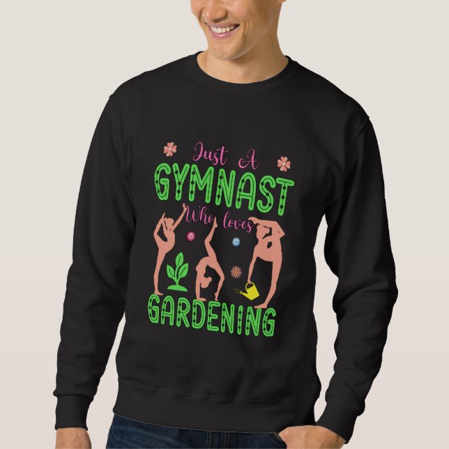 Moletom Gymnastics Gardening Gymnast Aerobics Acrobat Fan (Frente)