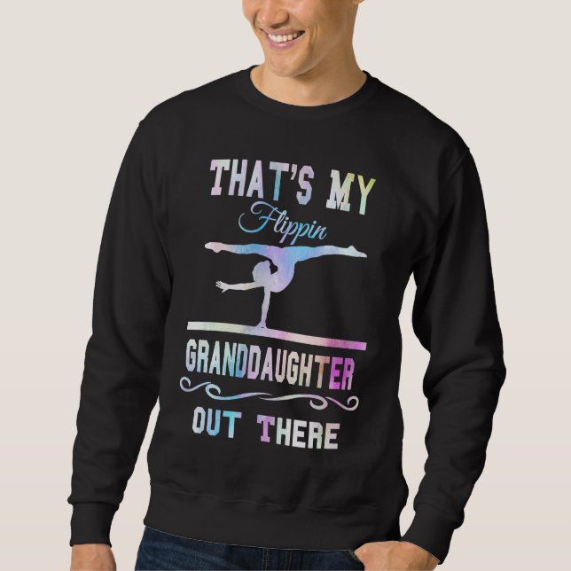 Moletom Gymnastics Grandma Thats My Flippin Granddaughter  (Frente)