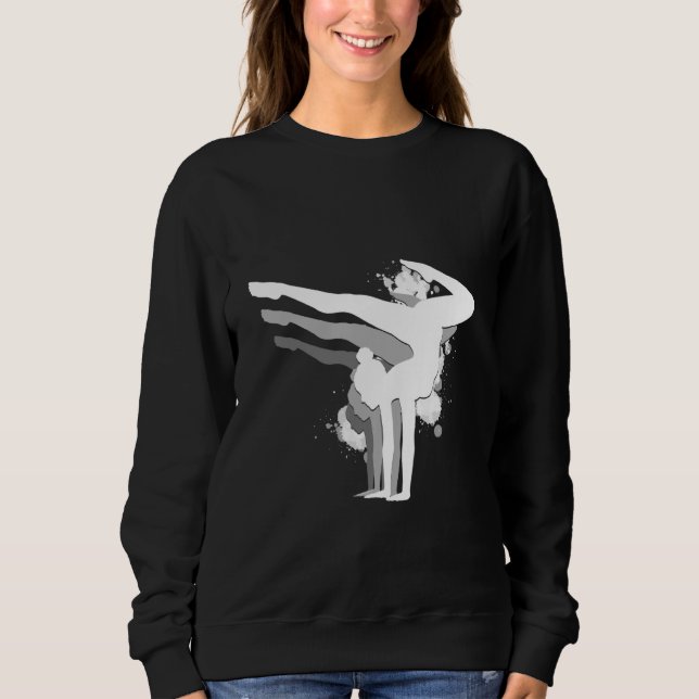 Moletom gymnastics gymnsatics gymnastics coach sports club (Frente)