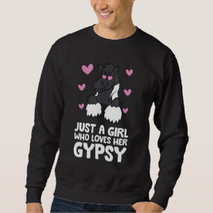 Moletom Gypsy Vanner Horse Girl, Que A Ama