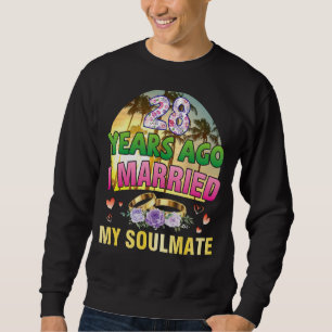 Moletom Há 28 Anos Casei-Me Com O Meu Soulmate Marido Espo