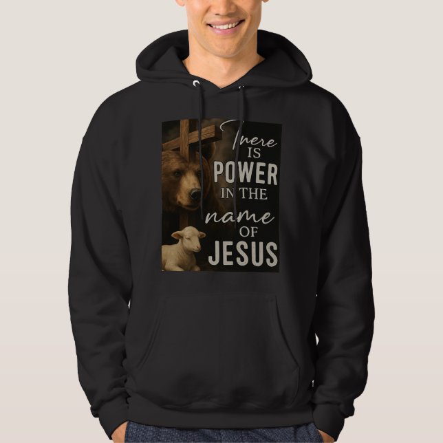 Moletom Há poder em nome de JesusT-Shirt (Frente)