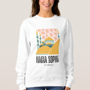 Moletom Hagia Sophia Istanbul Turquia viagem floral