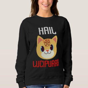 Moletom Hail Lucipurr Satã Demon Heavy Metal Music