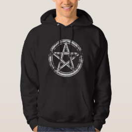 Moletom Hail Satanás Hoodie - Pentagram cross - 666 -