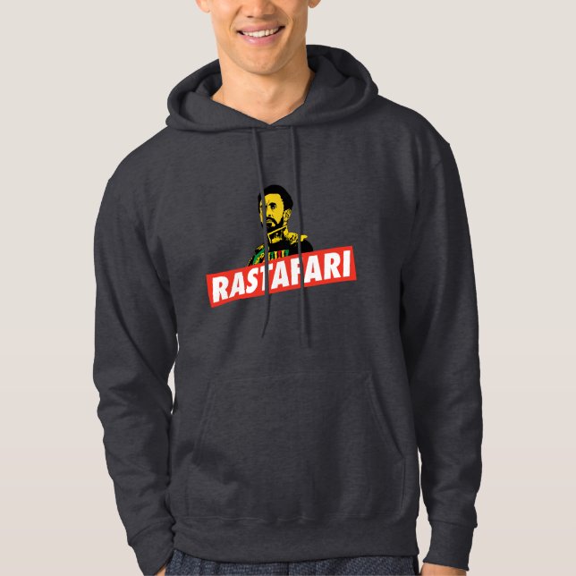 Moletom Haile Selassie j - HIM Emperor - reggae Hoodie - (Frente)