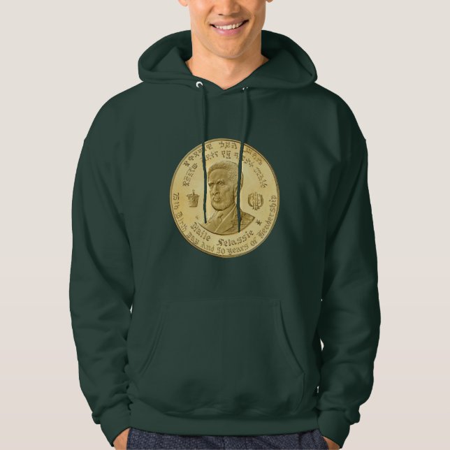 Moletom Haile Selassie - Jah Rastafari Rasta reggae Hoodie (Frente)
