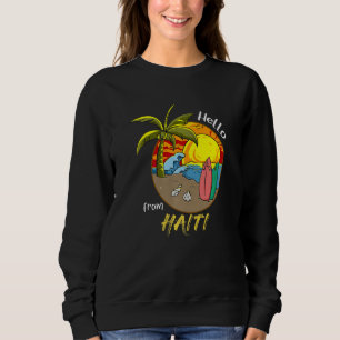 Moletom Haiti Ayiti Haitian Island is Me Chamando Beach Su