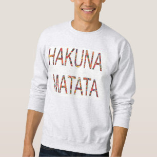 Moletom Hakuna Matata All is well Men's Basic Sweatshirt