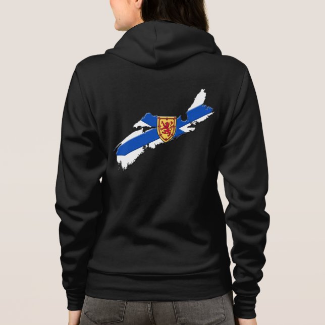 Moletom Halifax Nova Scotia zip hoodie (Verso)