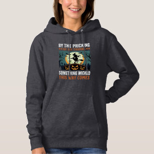 Moletom Halloween Algo Sinistro Bruxa Abóbora Vintage