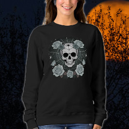 Moletom Halloween Black Skulls & Rosas Spooky