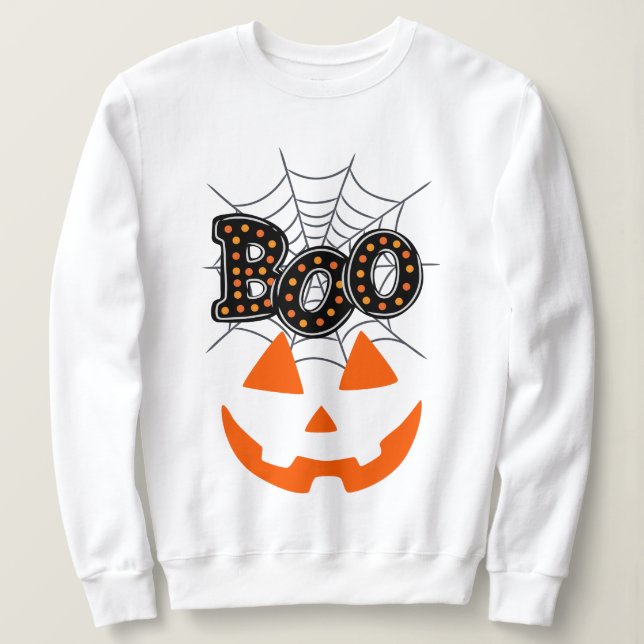 Moletom Halloween Boo (Frente do Design)