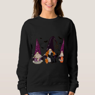 Moletom Halloween Boo Witch Gnomos Autumn Bat Pumpkins Bla