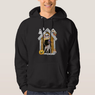 Moletom Halloween English Pointer Dog Witch Haunted House
