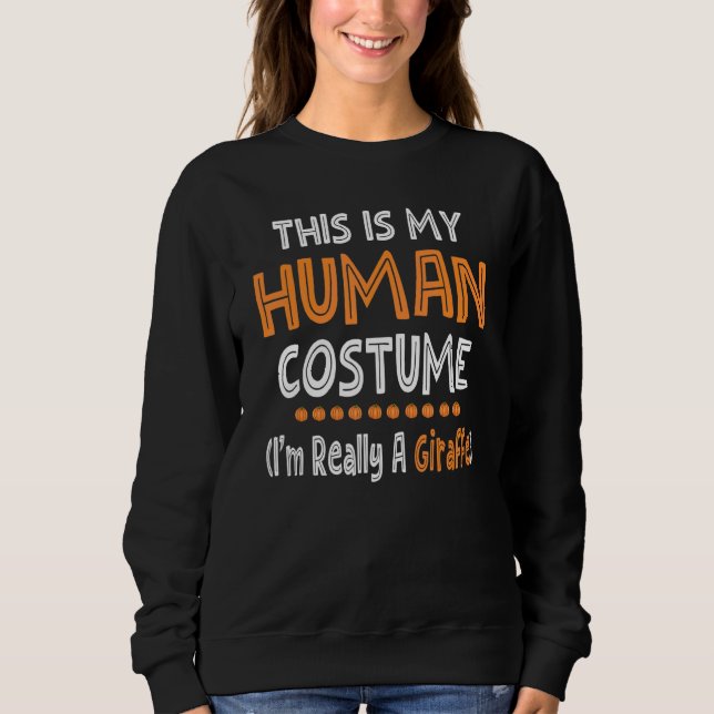 Moletom Halloween Este É Meu Disfarce Humano Eu Sou Realme (Frente)