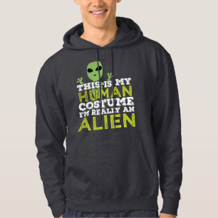 Moletom Halloween Este É Meu Figurino Humano Realmente Uma