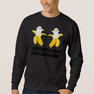 Moletom Halloween Eu Virei Para Assombrar Sua Bana De Caix