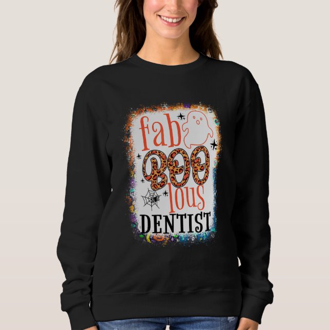 Moletom Halloween Fabooloso Dentist Dental Squad Branquead (Frente)