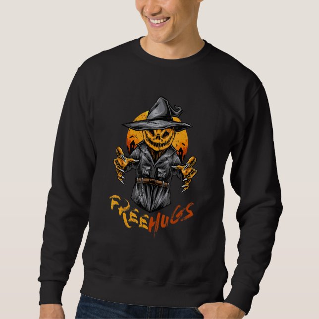 Moletom Halloween Free Hugs (Frente)