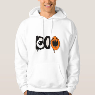Moletom Halloween Hoodie - Impressão único de "BOO"