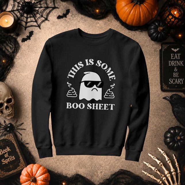 Moletom Halloween Isto É Alguma Folha de Boo, Fantasma Eng (Criador carregado)