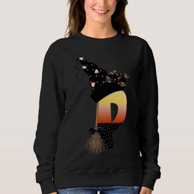 Moletom Halloween Monograma - Letra P (Frente)
