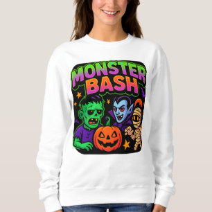 Moletom Halloween Monster Bash Clothes Cute Unisex