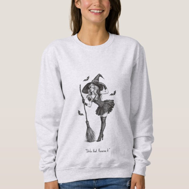 Moletom Halloween Personalized Name Quote (Frente)