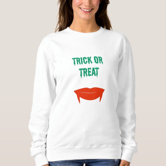 Moletom Halloween - Presas de truques ou de tratamento (Frente)