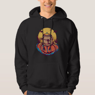 Moletom HALLOWEEN PUG Perfect Gift para você e amigos Cla