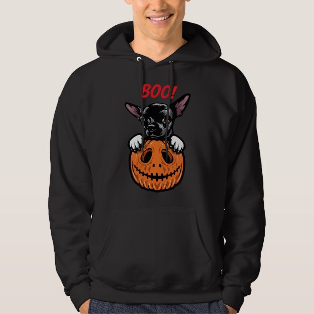 Moletom Halloween Pumpkin Chihuahua (Frente)