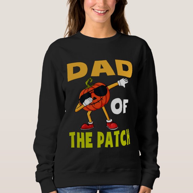 Moletom Halloween Pumpkin Patch Dad Of The Patch Jack O La (Frente)