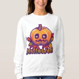 Moletom Halloween, pumpkin Pixel art