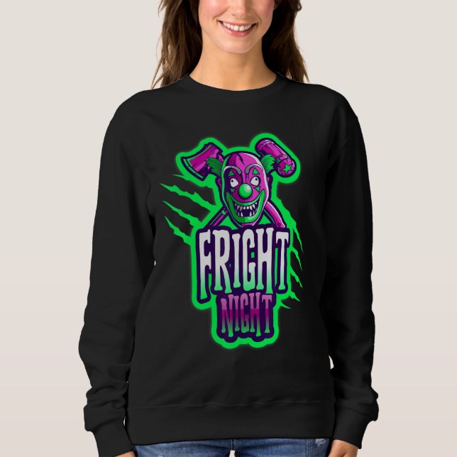 Moletom Halloween Scary Clowy Fright Night 1 (Frente)