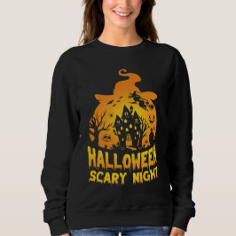 Moletom Halloween Scary Night Hauning House Design