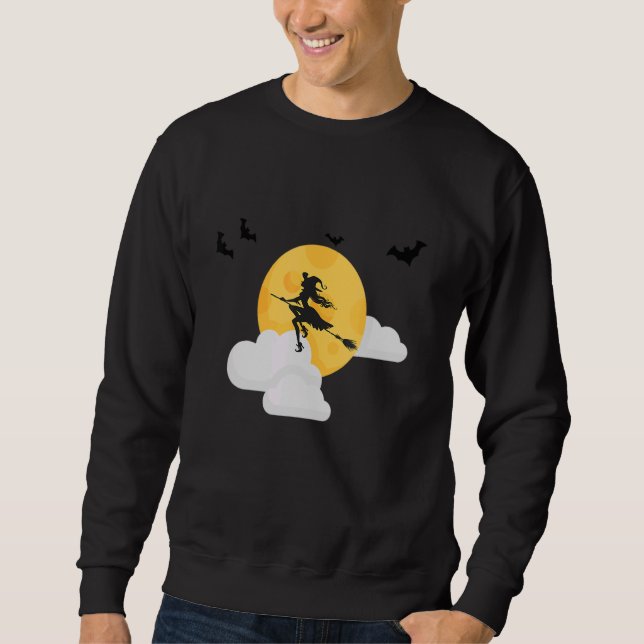 Moletom halloween simples para homens e mulheres (Frente)