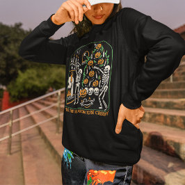 Moletom Halloween Skeleton Season Para Ser Assustador