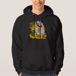 Moletom Halloween T Rex Mummy Trick Rawr Treat T Rex Hallo