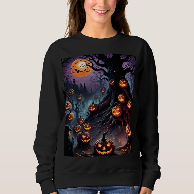 Moletom Halloween Vibes (camisa de suor) (Frente)