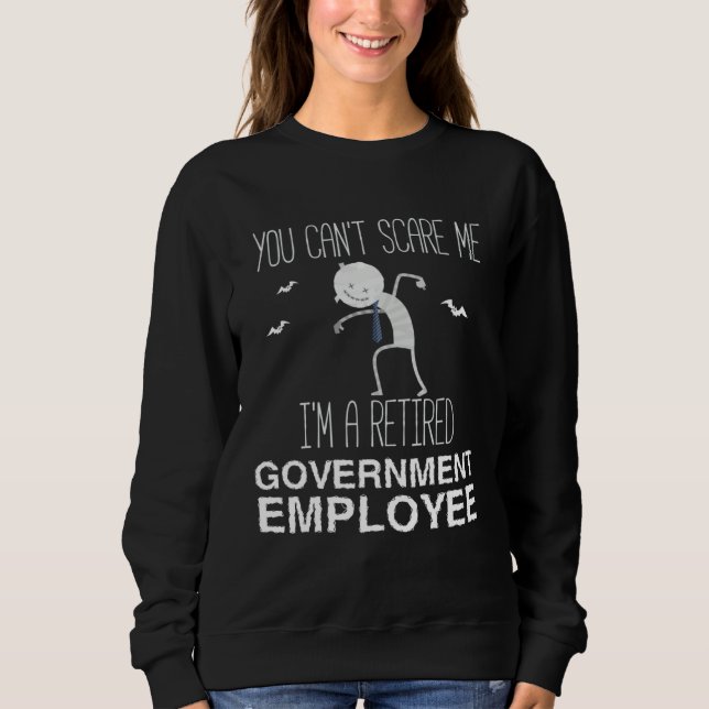 Moletom Halloween You Can Scare Me I m A Retired (Frente)